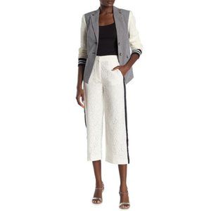 Rachel Rachel Roy Abby Satin Stripe Lace Capri Pan